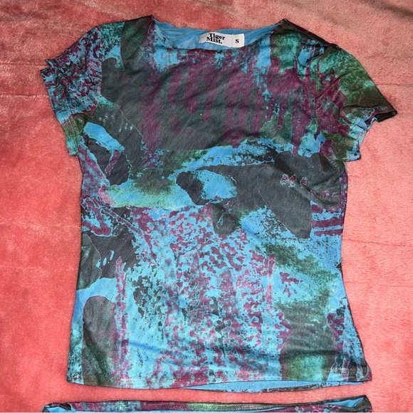 Tiger Mist Castial shirt & Chelo skirt set - Picture 7 of 7